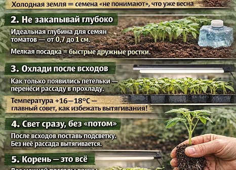 Секреты крепкой рассады: от семени до пышного урожая!