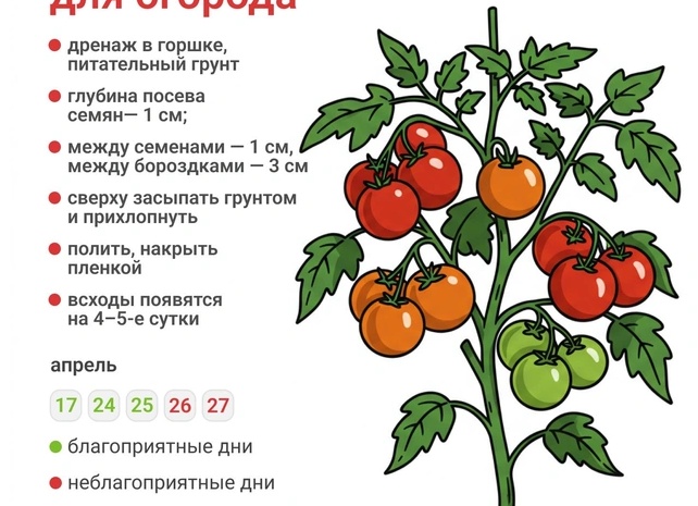 Помидоры посадка семян в Апреле. Посадка семян томатов на рассаду