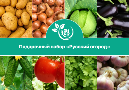 Подарочный набор из 100 видов семян овощей «Русский огород»